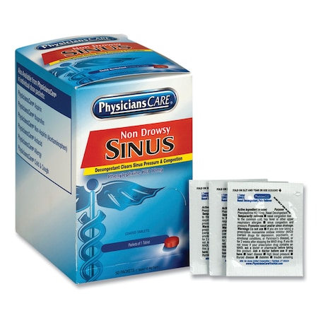 Physicianscare SinusDecongstantCongstionMedication, PK50 90087